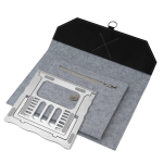4smarts 456583 notebook case 33 cm (13") Messenger case Silver