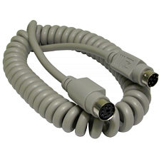 Cables Direct EX-032 PS/2 cable 2 m 6-p Mini-DIN Grey