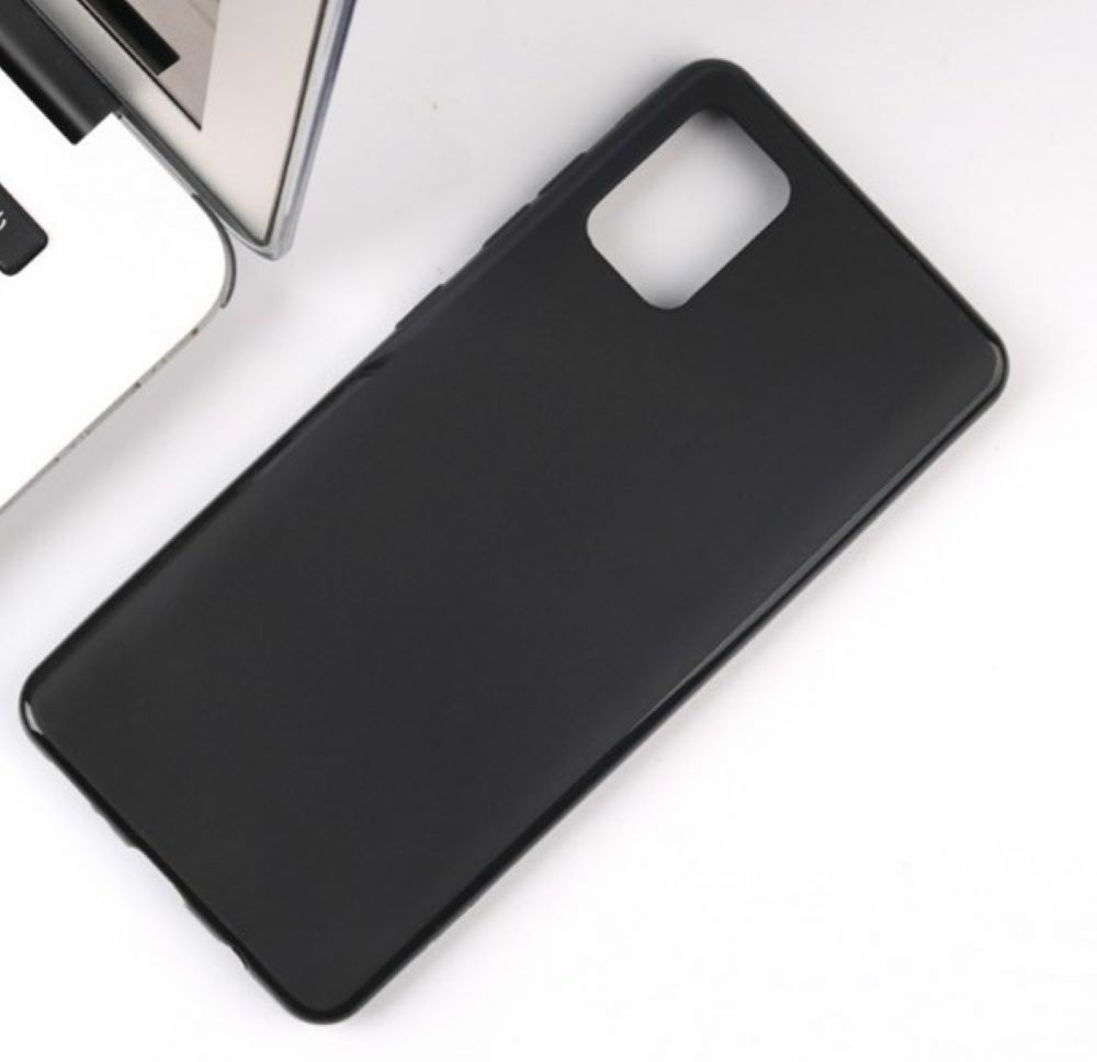Samsung A51 Brushed Silicone Case- Black thumbnail