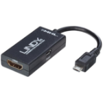 Lindy 41561 USB graphics adapter Black