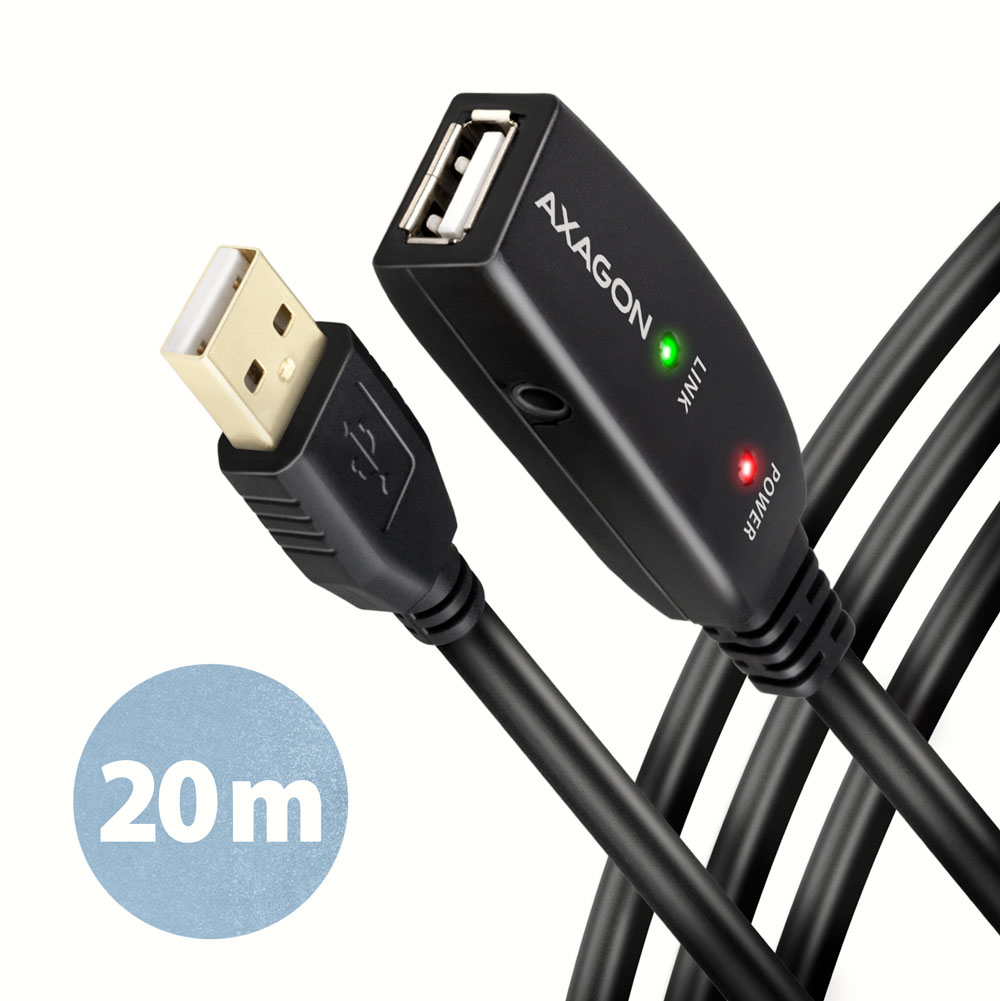 EU Product - ADR-220 aktives USB 2.0 Verlngerungskabel USB-A Stecker/Buchse - Cable - Digital