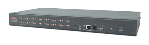 APC 16 Port Multi-Platform Analog KVM KVM switch Rack mounting Black