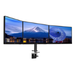 iiyama Simple and functional triple desktop arm