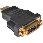 4XEM 4XHDMIDVIMFA cable gender changer DVI-D HDMI Black