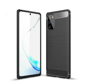 JLC Samsung Note 20/5G Brushed Silicone - Black