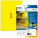 HERMA 8033 printeretiket Geel Zelfklevend printerlabel