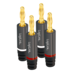 LogiLink CA1212 wire connector Banana Grey