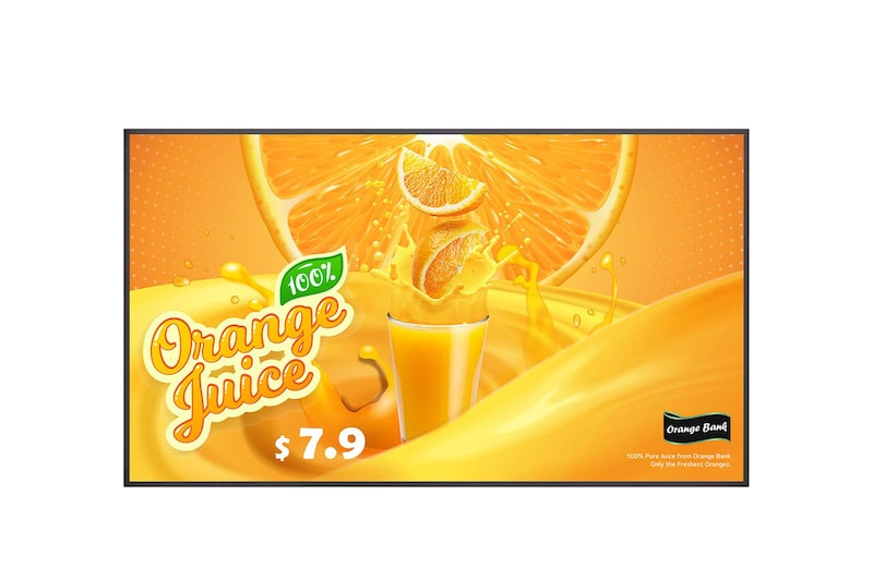 Lg Black 65Uh5q-E Signage Display 165.1 Cm (65") Wi-Fi 500 Cd/M² 4K Ult