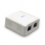 Gembird NCAC-2F6-01 outlet box RJ-45 White