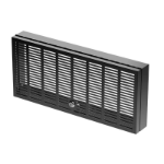 ATEN Hinged & Vented Rack Panel (lockable),5U, Black