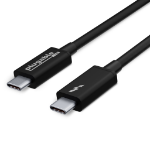 Plugable Technologies Thunderbolt 3 Cable 20Gbps Supports 100W (20V, 5A) Charging, 6.6ft/2m