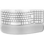 Logitech Wave Keys for Mac keyboard Bluetooth QWERTZ German White