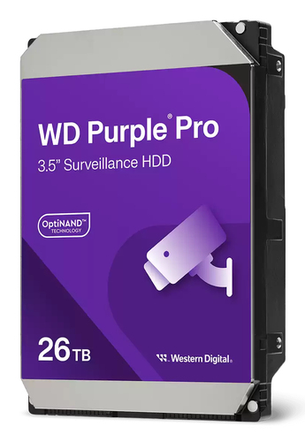 Western Digital HD3.5 SATA3 26TB WD260PURP / Surveillance (Di)
