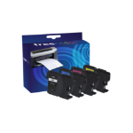 Freecolor BR1100-INK4-FRC inktcartridge 4 stuk(s) Zwart, Blauw, Magenta, Geel