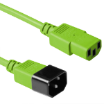 ACT Netsnoer C13 - C14 groen 1,2 m