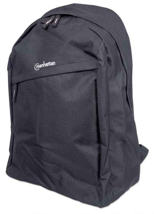 Image of Manhattan Knappack Backpack 15.6", Black, LOW COST, Lightweight,...