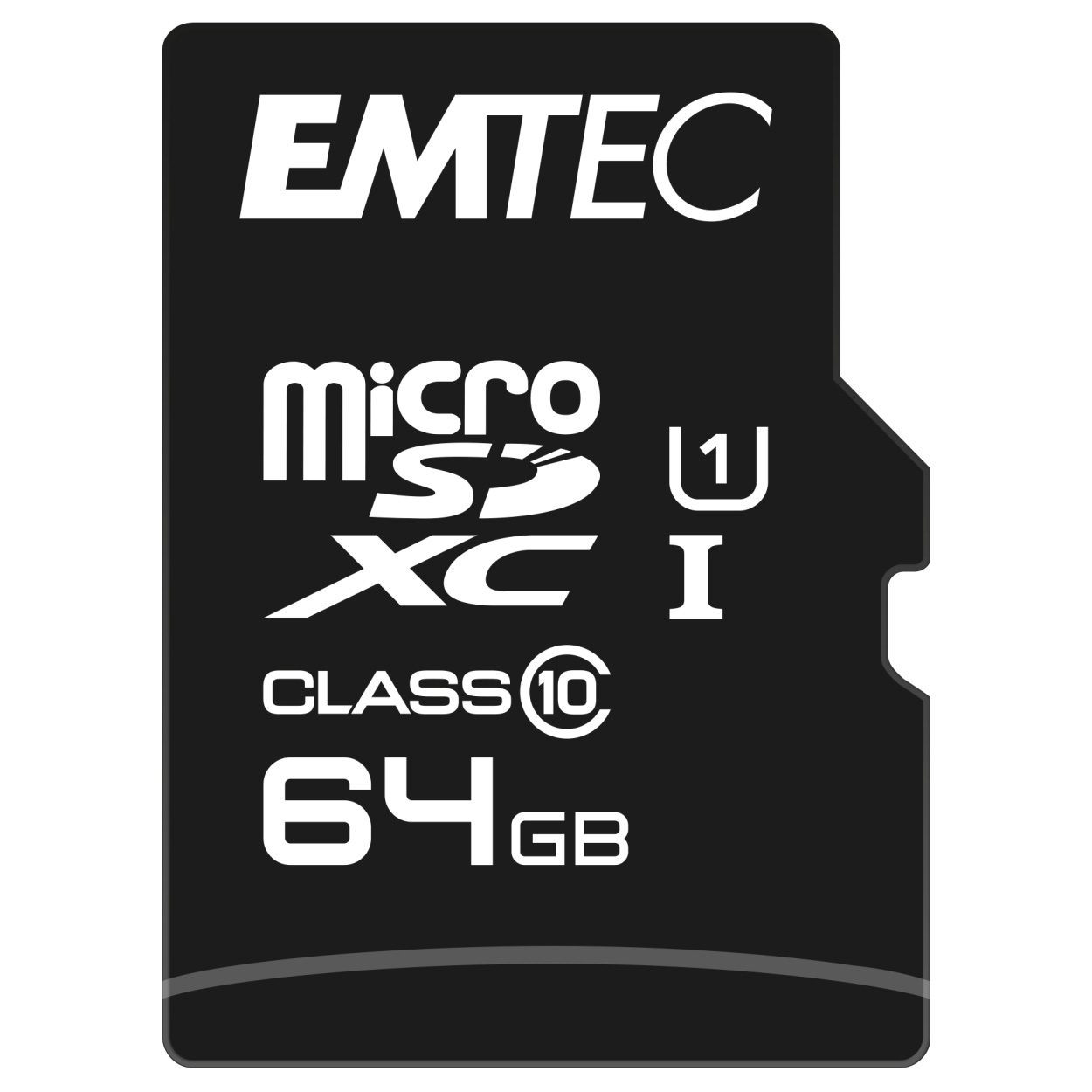 Emtec 64GB UHS-I U1 EliteGold MicroSD Memory Card inc Adapter