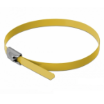 DeLOCK 18786 cable tie Steel Yellow 10 pc(s)