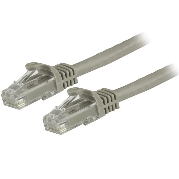 Image of StarTech.com 1.5m CAT6 Ethernet Cable - Grey CAT 6 Gigabit...