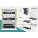 Digitus Network Set - 254 mm (10") - 9U, 312 x 300 mm (W xD)