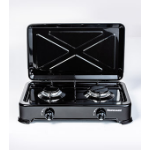 Ravanson K-02TB hob Black Countertop Gas 2 zone(s)