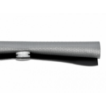 DeLOCK Cable protection sleeve with snap button fastener heat-resistant 2 m x 10 mm grey / black