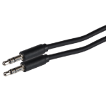 Maplin 3.5mm Aux Stereo 3 Pole TRS Jack Plug to 3.5mm 3 Pole TRS Jack Plug Cable - 1.5m