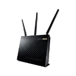ASUS RT-AC68U wireless router Dual-band (2.4 GHz / 5 GHz) Gigabit Ethernet Black