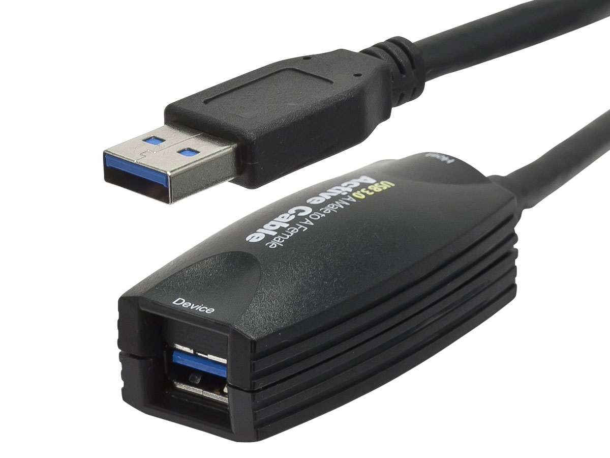 9470 MONOPRICE 15FT USB 3.0 A MALE TO A FEMALE ACTIVE EXTENSION CABLE