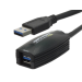 Monoprice USB 3.0/USB 3.0, M/F, 4.572m USB cable USB 3.2 Gen 1 (3.1 Gen 1) 180" (4.57 m) USB A Black