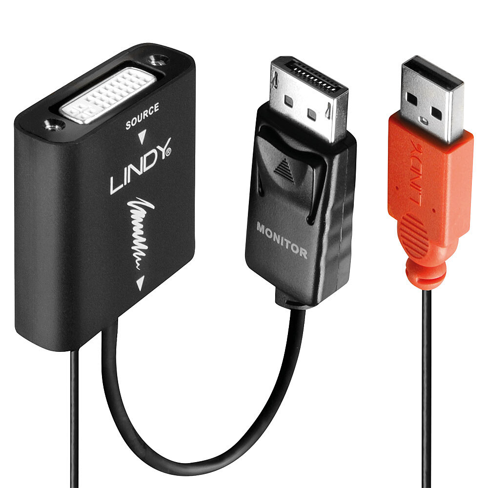 Image of Lindy Konverter DVI-D auf DisplayPort (UNIDIRECTIONAL)