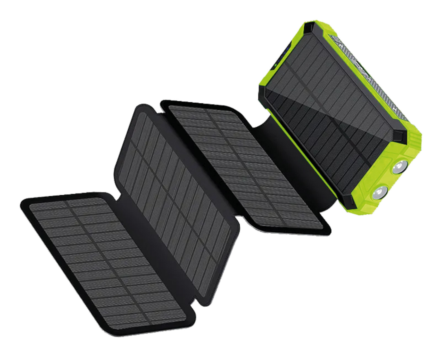 RealPower PB-20000 Solar 20000 mAh Wireless charging Black, Green