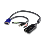 ATEN USB - VGA to Cat5e/6 KVM Adapter Cable (CPU Module), with Audio & Virtual Media Support