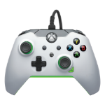 PDP Wired Controller: Neon White - Xbox Series X|S, Xbox One, Xbox, Windows 10/11