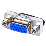 Monoprice VGA/SVGA, F/F Blue, Stainless steel