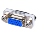 Monoprice VGA/SVGA, F/F Blue, Stainless steel