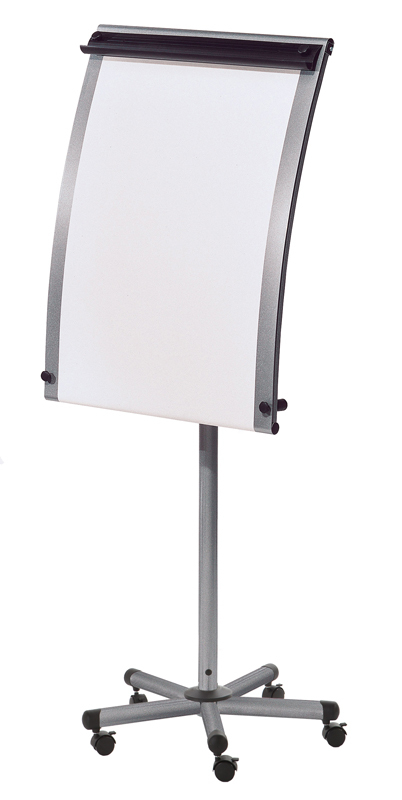 Bi-Office Roll Up Mobile Easel Silver