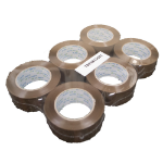 CTS Wholesale Pk 6 Buff BOPP Tape 48mm  150m  45mu TBP4815045