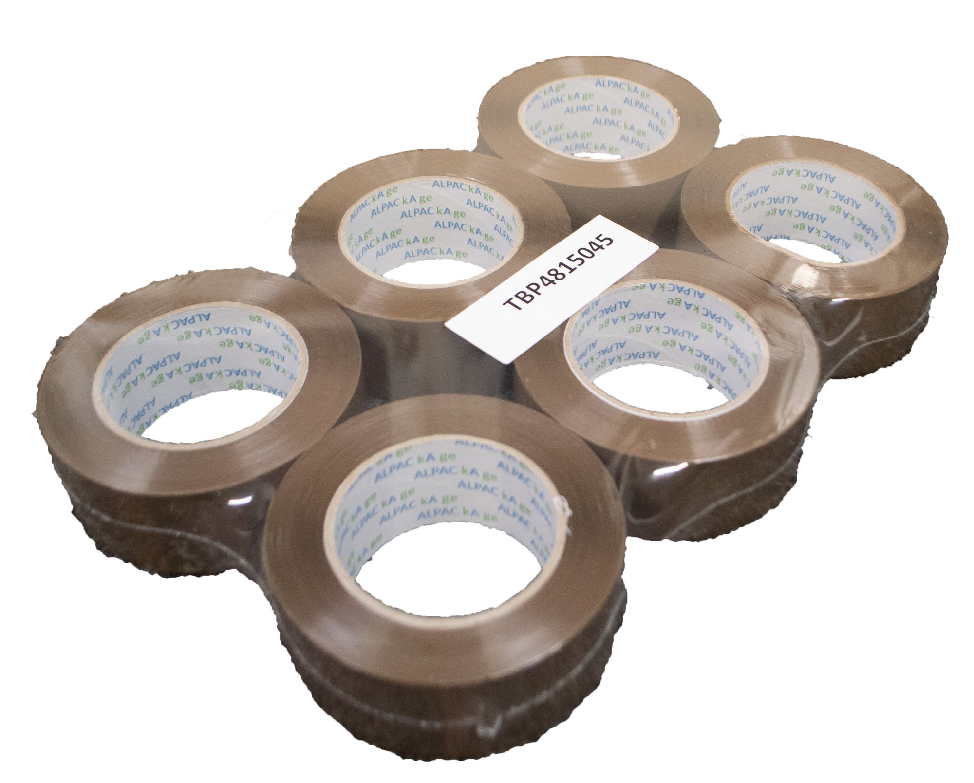 Image of CTS Wholesale Pk 6 Buff BOPP Tape 48mm 150m 45mu TBP4815045
