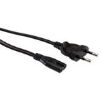 Value 19.99.2092 power cable Black 3 m CEE7/16 C7 coupler