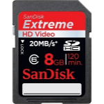 SanDisk 8GB Extreme SDHC Klasse 6