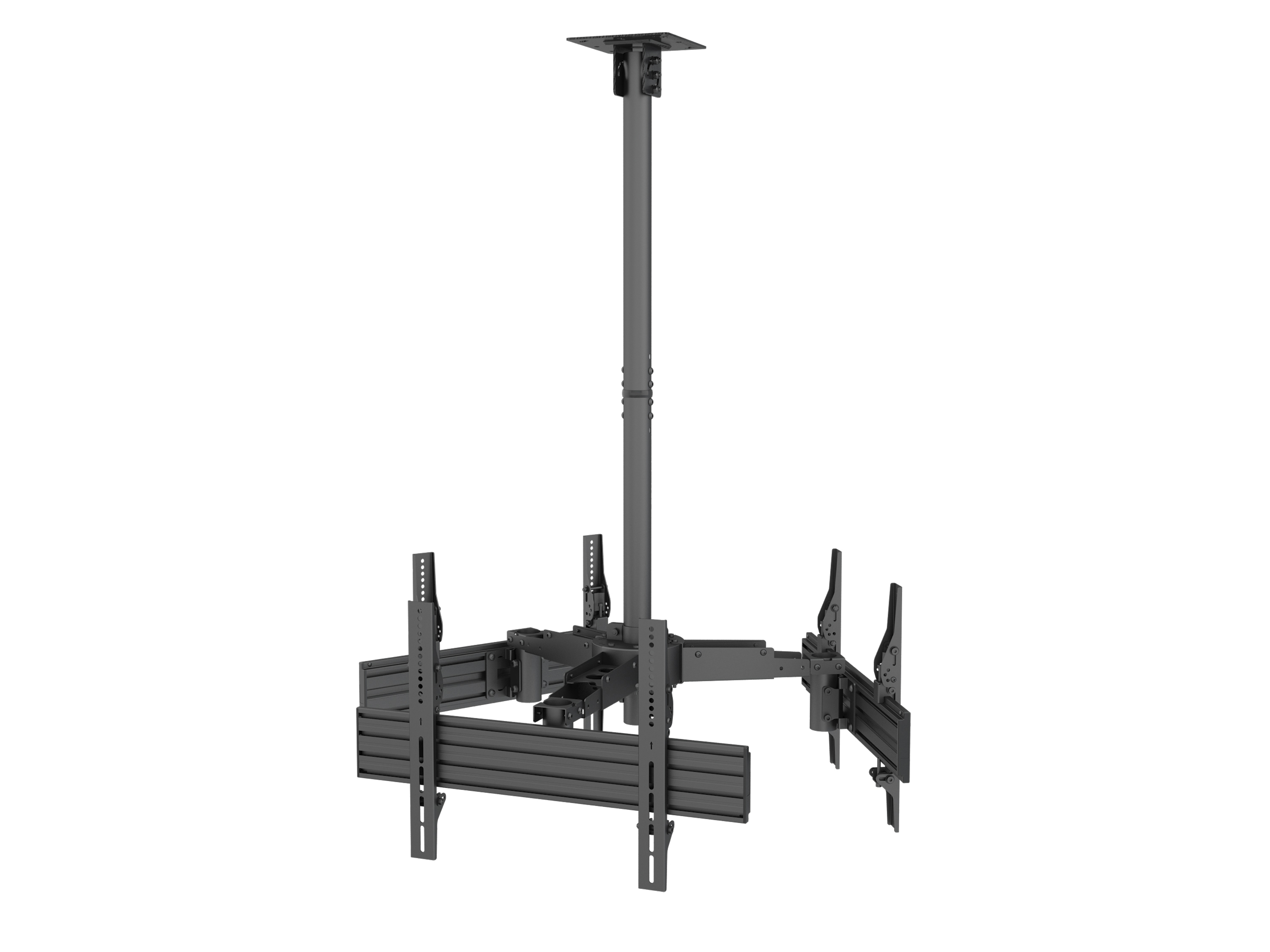 Image of Equip 32"-65" Ceiling Mount Triple Screen TV Bracket