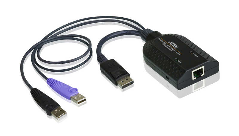 Image of ATEN KA7169-AX KVM cable Black, Metallic, Purple