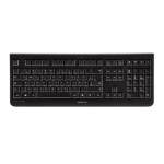 CHERRY DW 3000 clavier Souris incluse Universel RF sans fil AZERTY Belge Noir