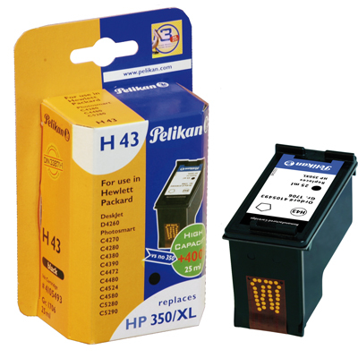 Pelikan 4105493/H43 Printhead cartridge black. 1K pages 25ml (replaces