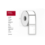 Capture CA-LB3166 printeretiket Wit