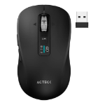 Acteck Virtuos Pro Air MI766 ratón Oficina Diestro RF inalámbrico + bluetooth Óptico 3200 DPI