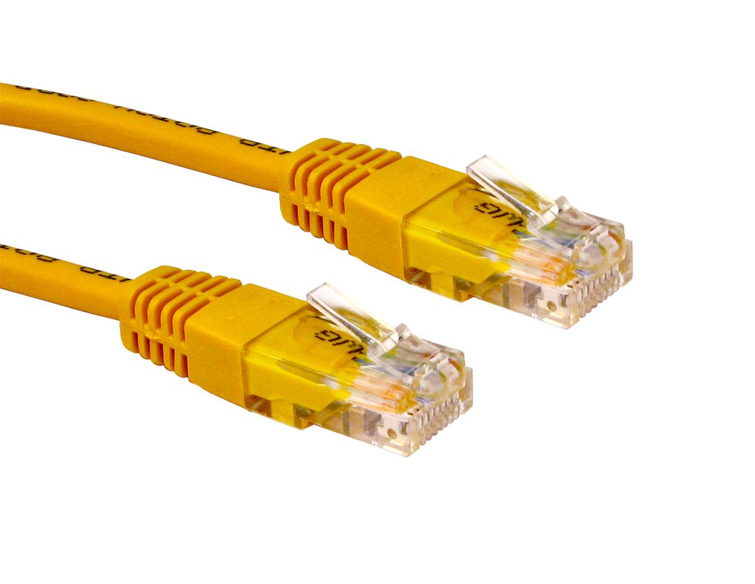 Cables Direct URT-620Y networking cable Yellow 20 m Cat5e U/UTP (UTP)