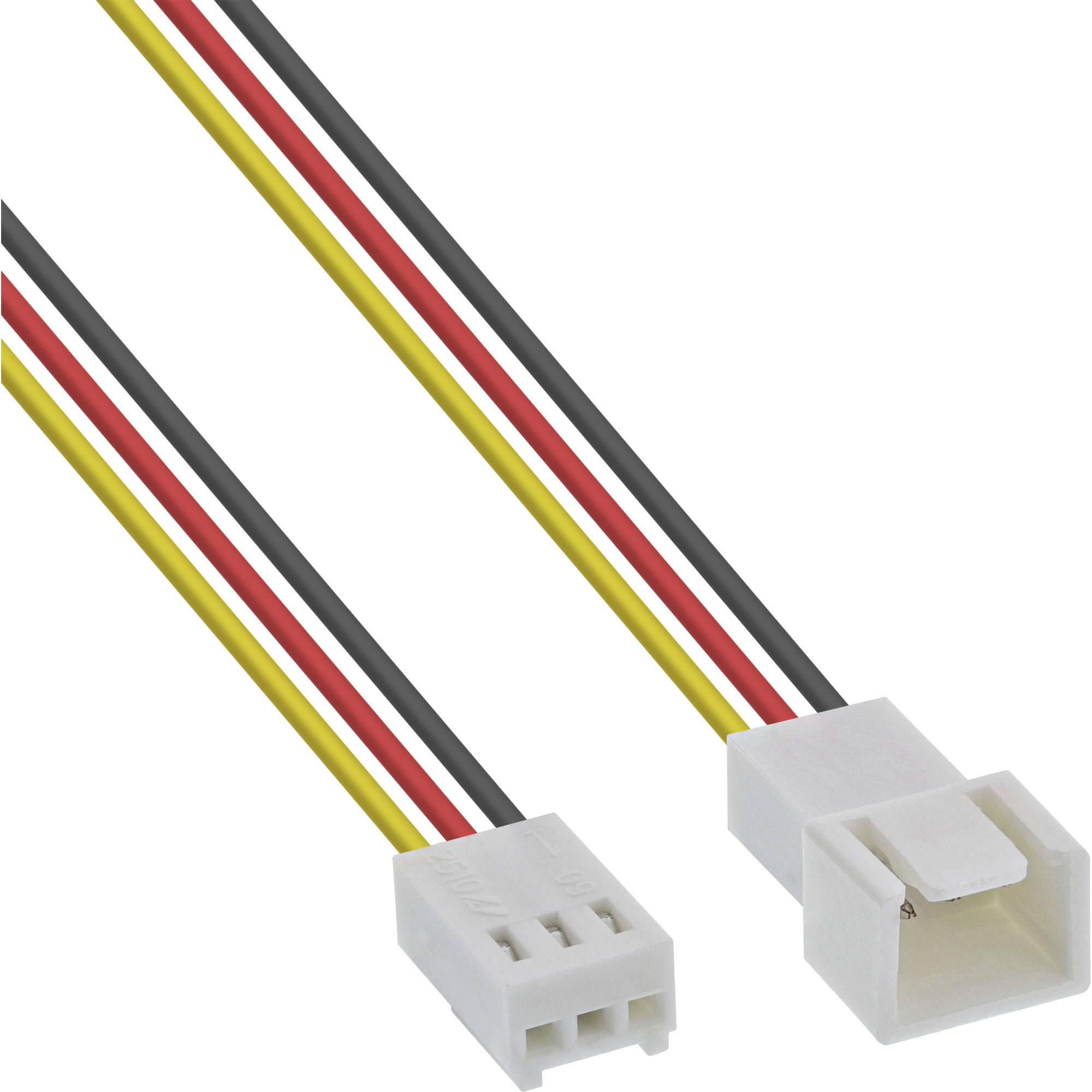 Image of InLine Fan Cable Extension 3pin Molex male/female length 0.30m