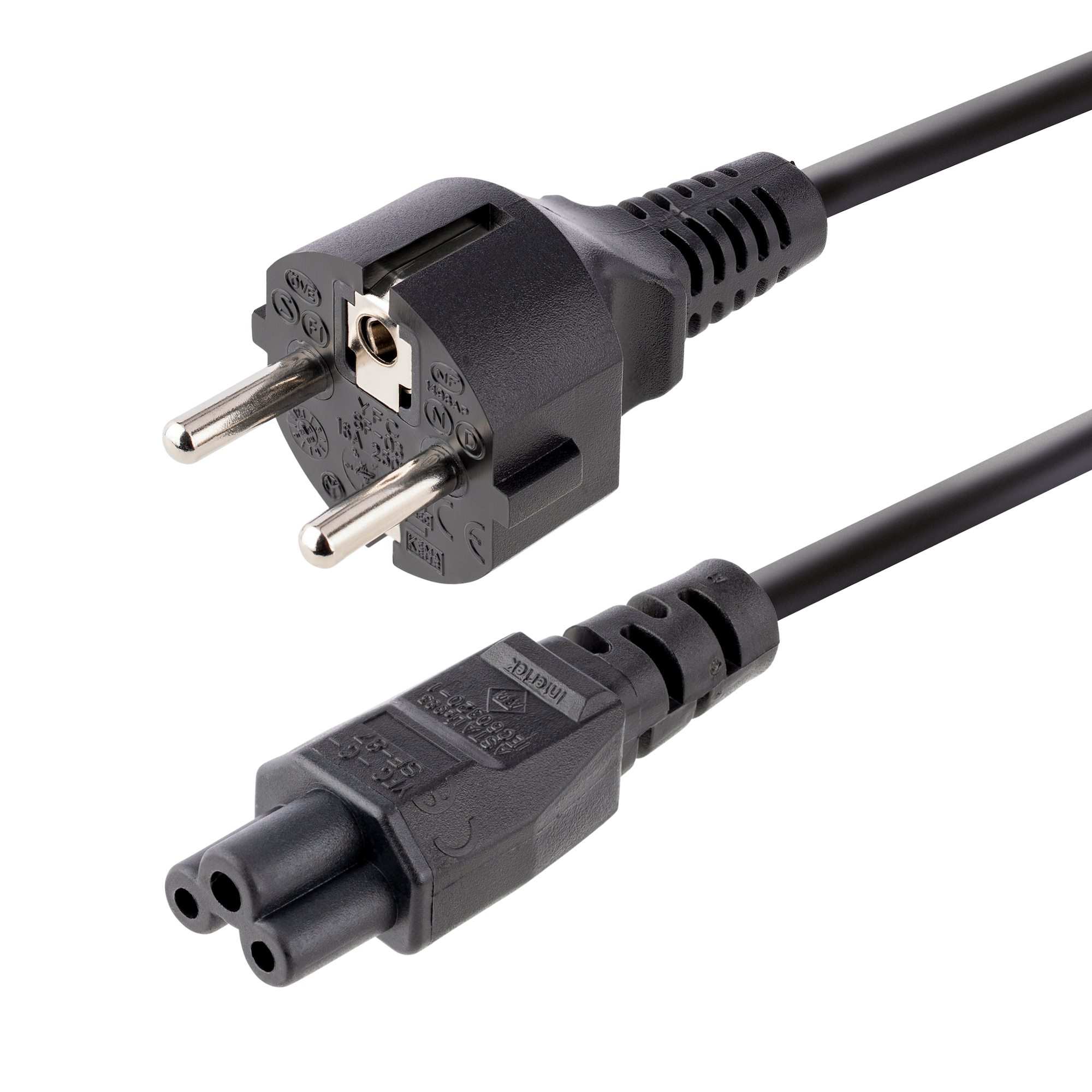 Photos - Cable (video, audio, USB) Startech.com 3m  Laptop Power Cord, EU Schuko to C5, 2.5A 250V, 753E (10ft)